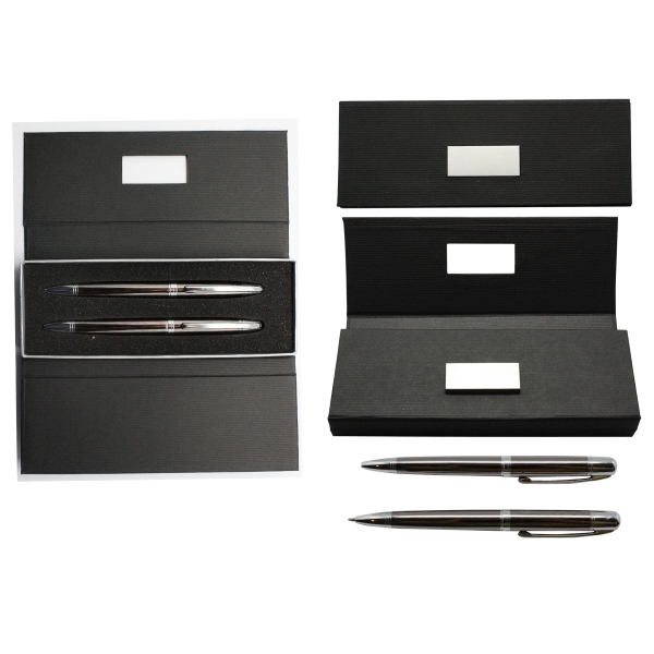 Executive Metal Ballpoint Pen & Pencil Set 2