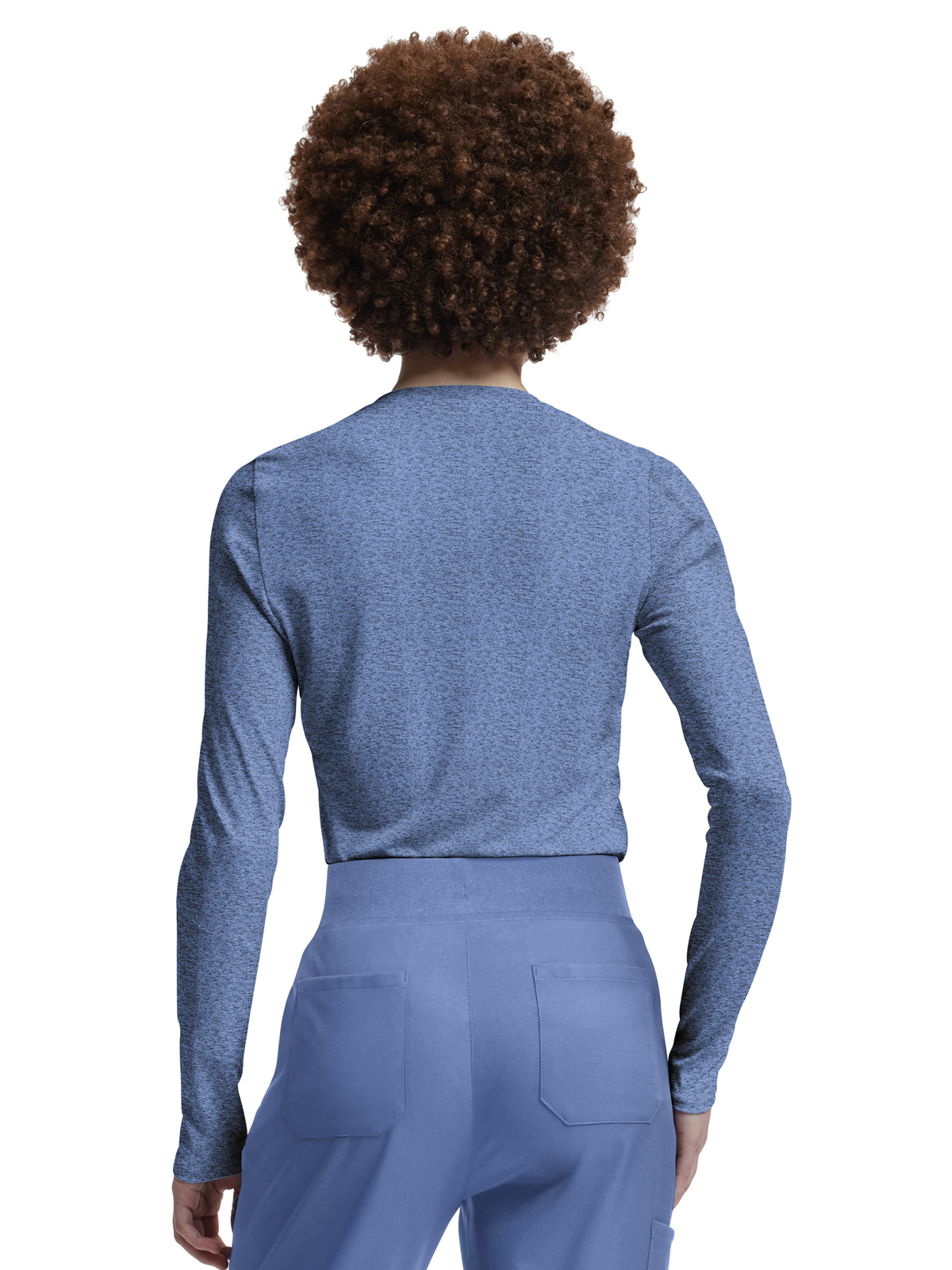 White Cross - VIBE - Women's Shirttail Hemline Underscrub Tee 42