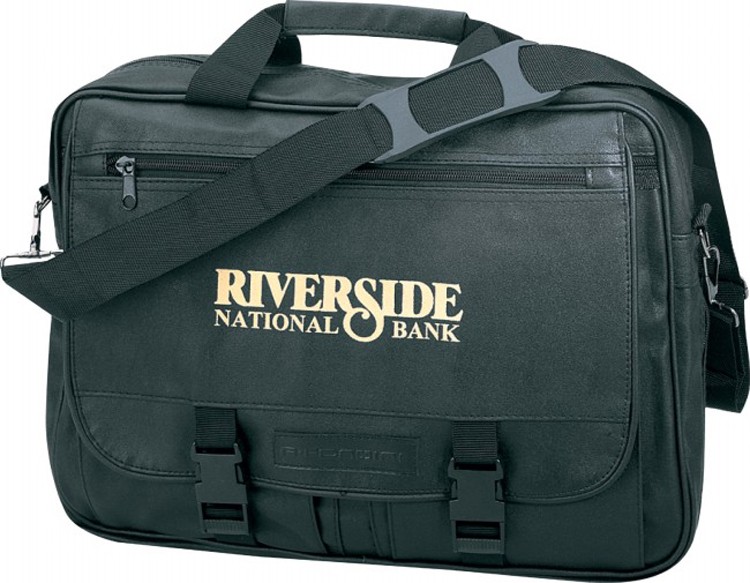 Leatherette Expandable Briefcase 2