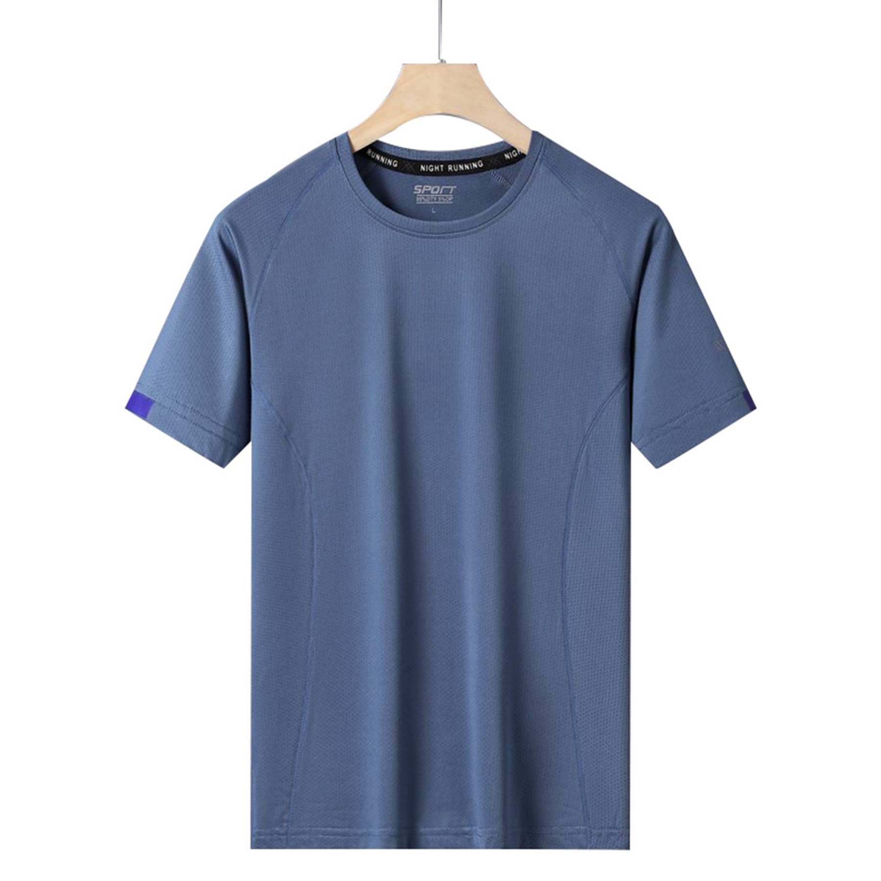 100% Polyester Quick Drying Sports Short Sleeve 7