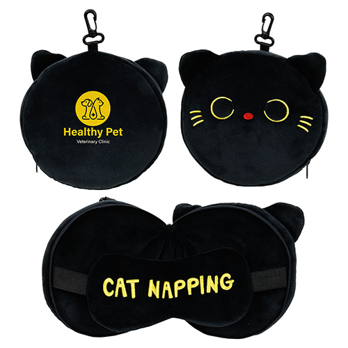 Comfort Pals™ Cat 2-in-1 Pillow Sleep Mask 6