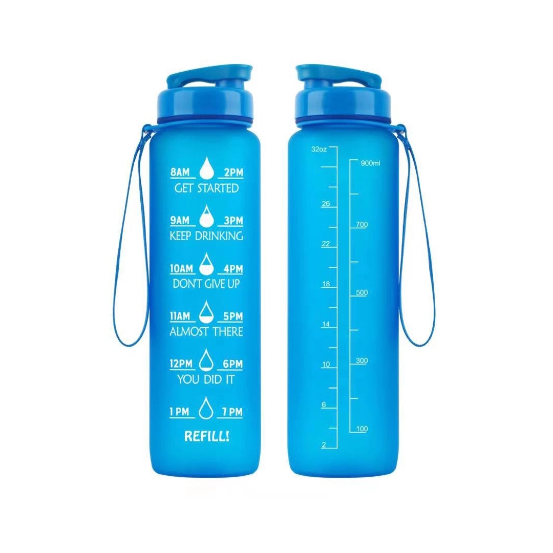 32 Oz Water Bottle with Motivational Time Reminder 11