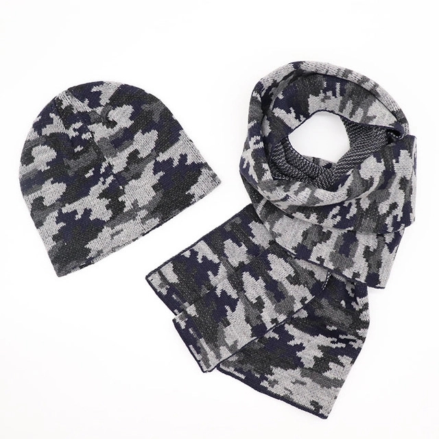 Beanie and Scarf Set - Camouflage 5