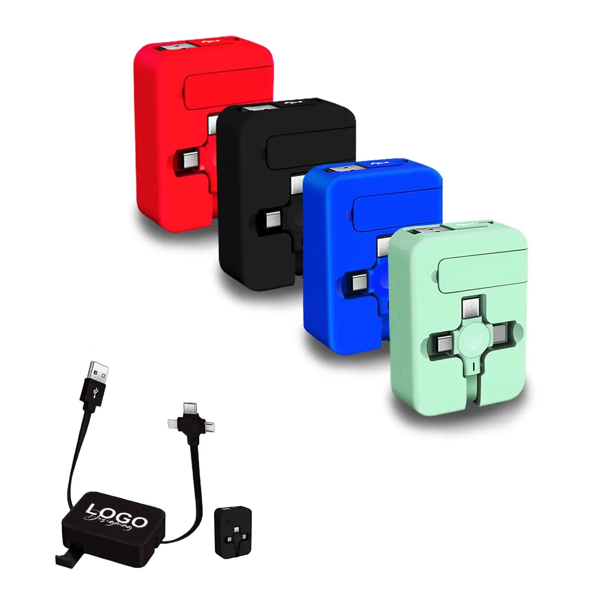 Three in One Charging Cable Roll 6