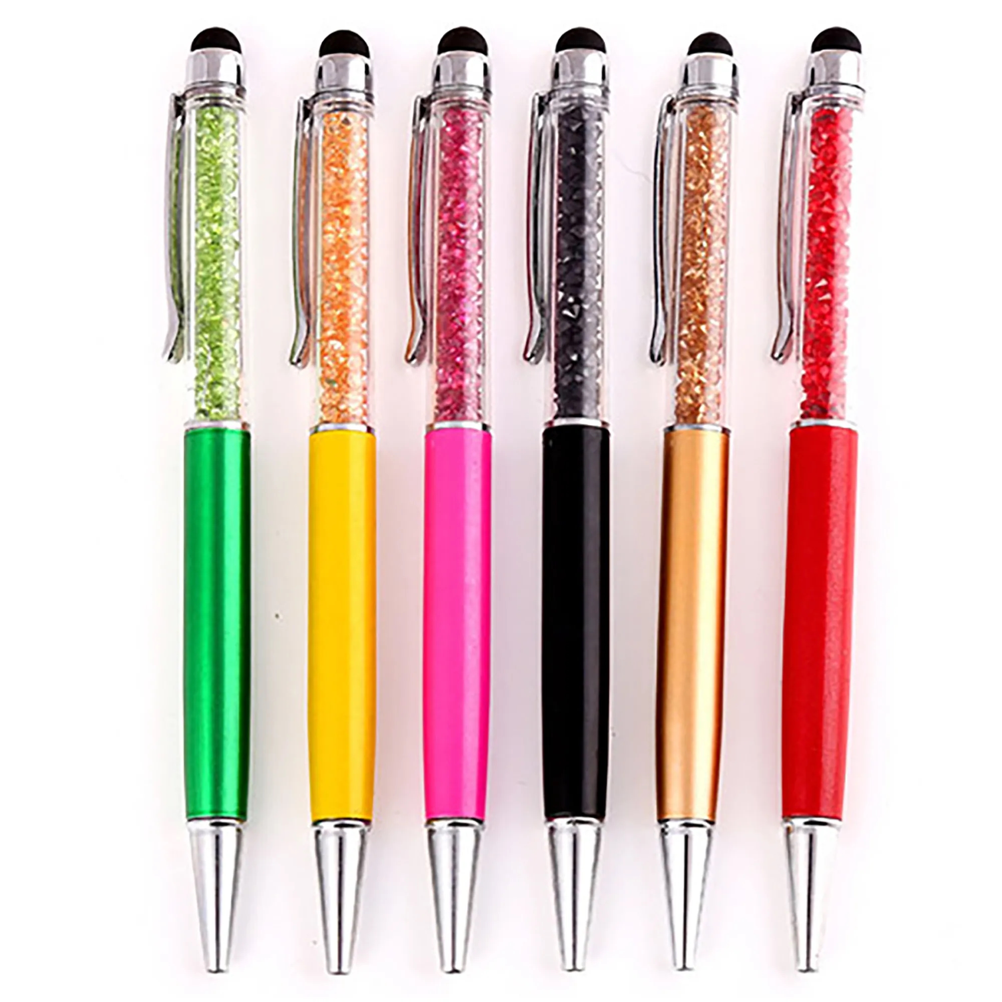 Crystal Ballpoint Pen with Stylus 3