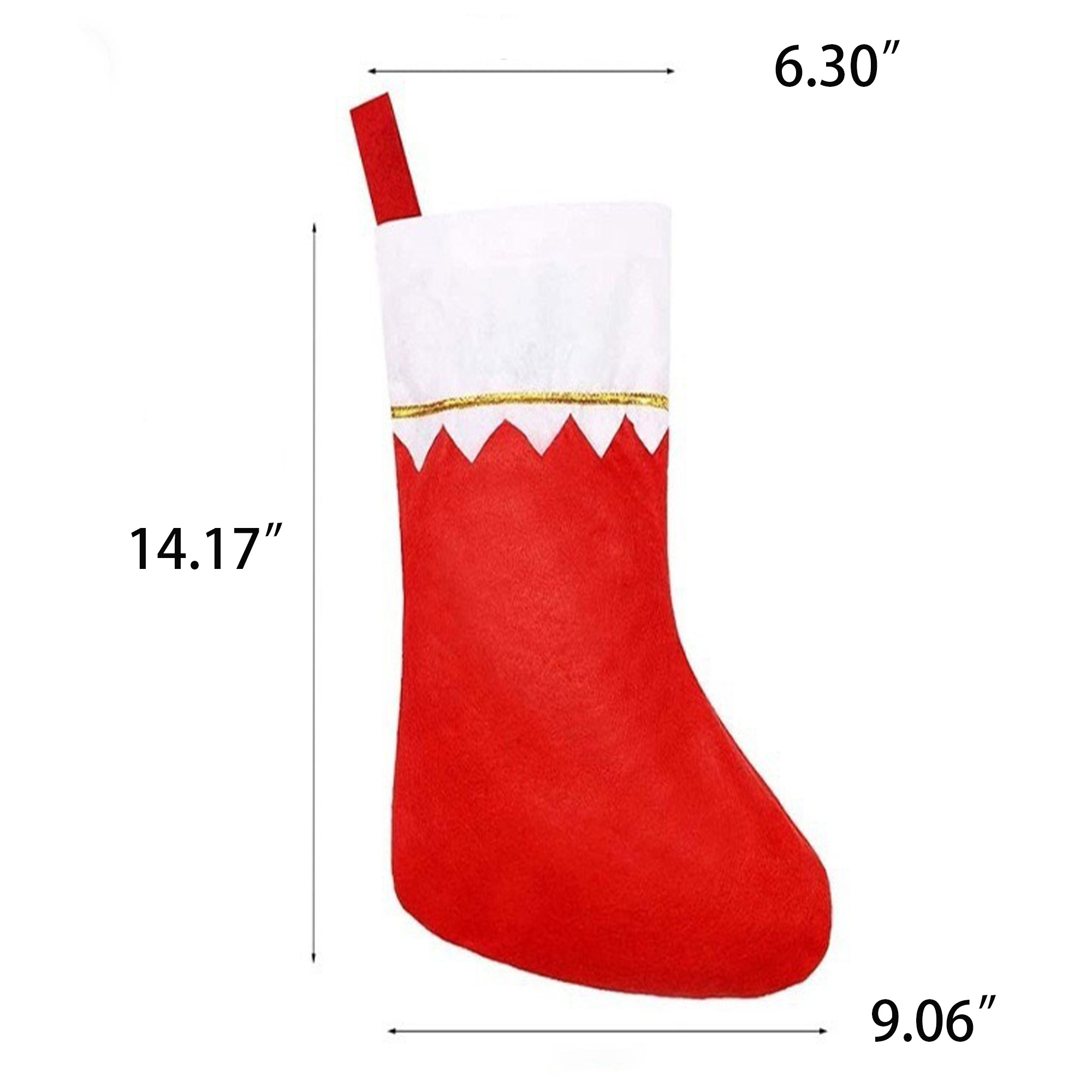 Rustic Christmas Stockings for Holiday Home Decoration 4