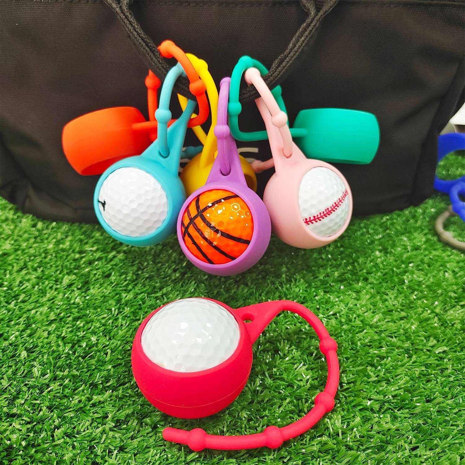 Silicone Golf Ball Holder 6