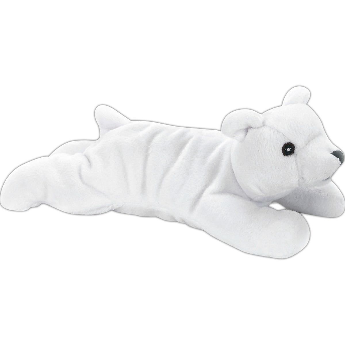 So Soft 8" Laying Beanie Animal- Polar Bear 3