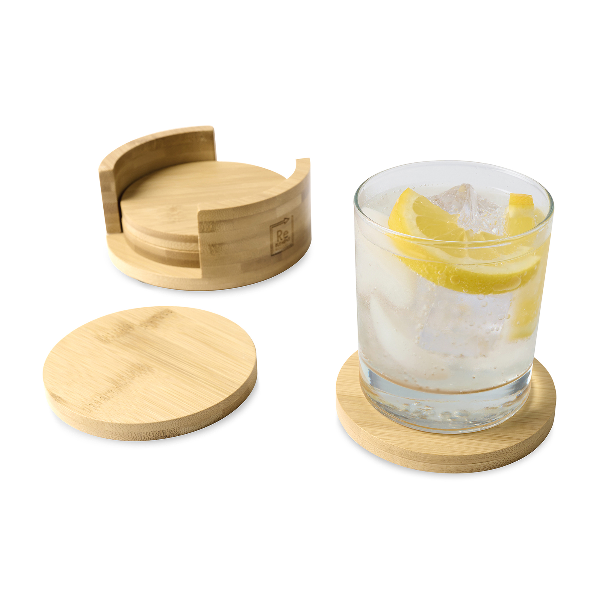 Bamboo Coaster Set 10