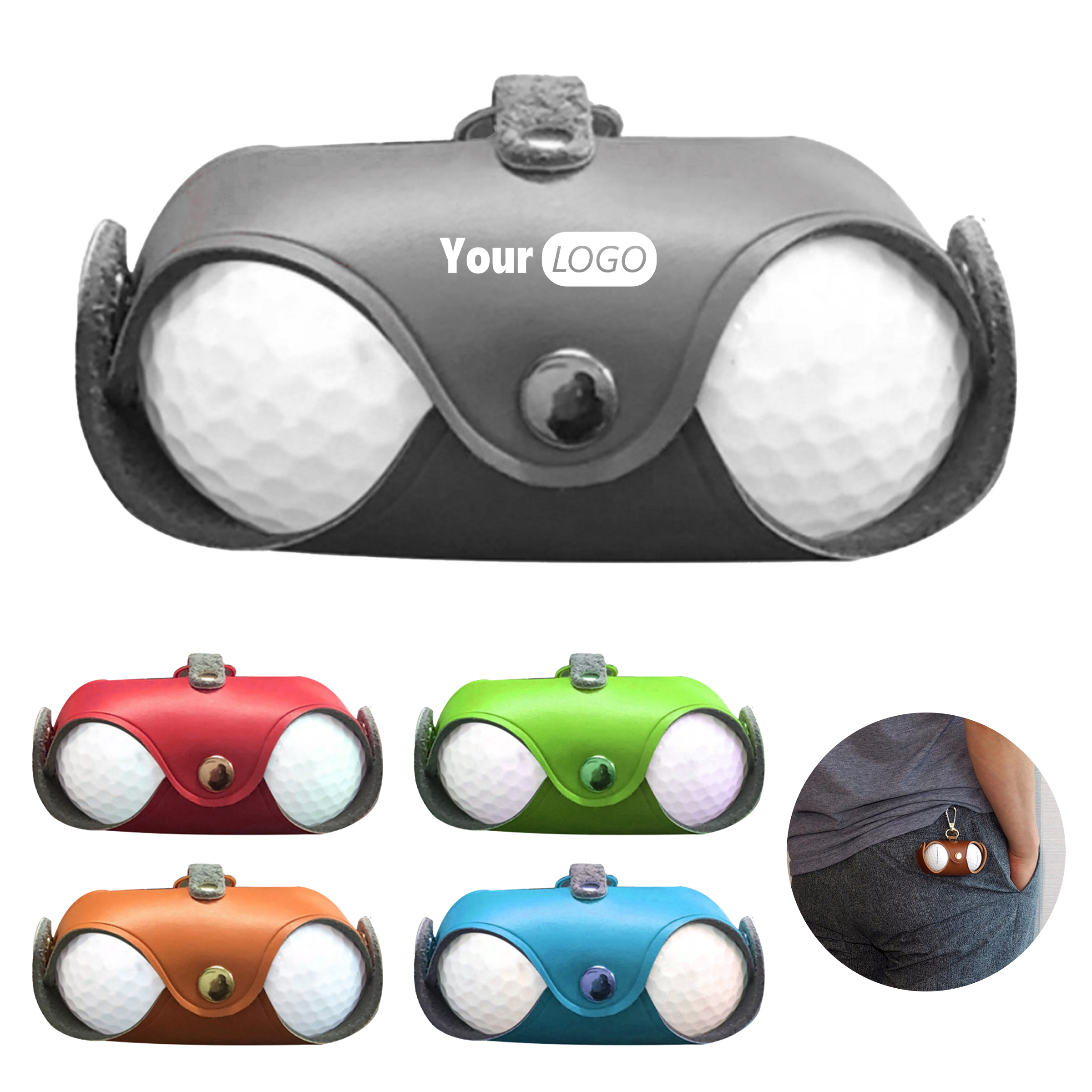 Leather Customizable Golf Bag 3