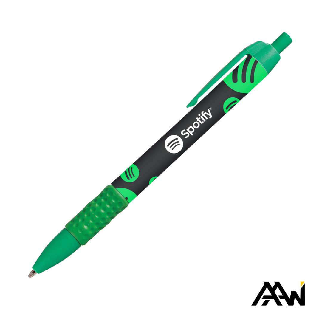Widebody Grip Pen VividPrint™ Barrel - Matte Colored Accent 3