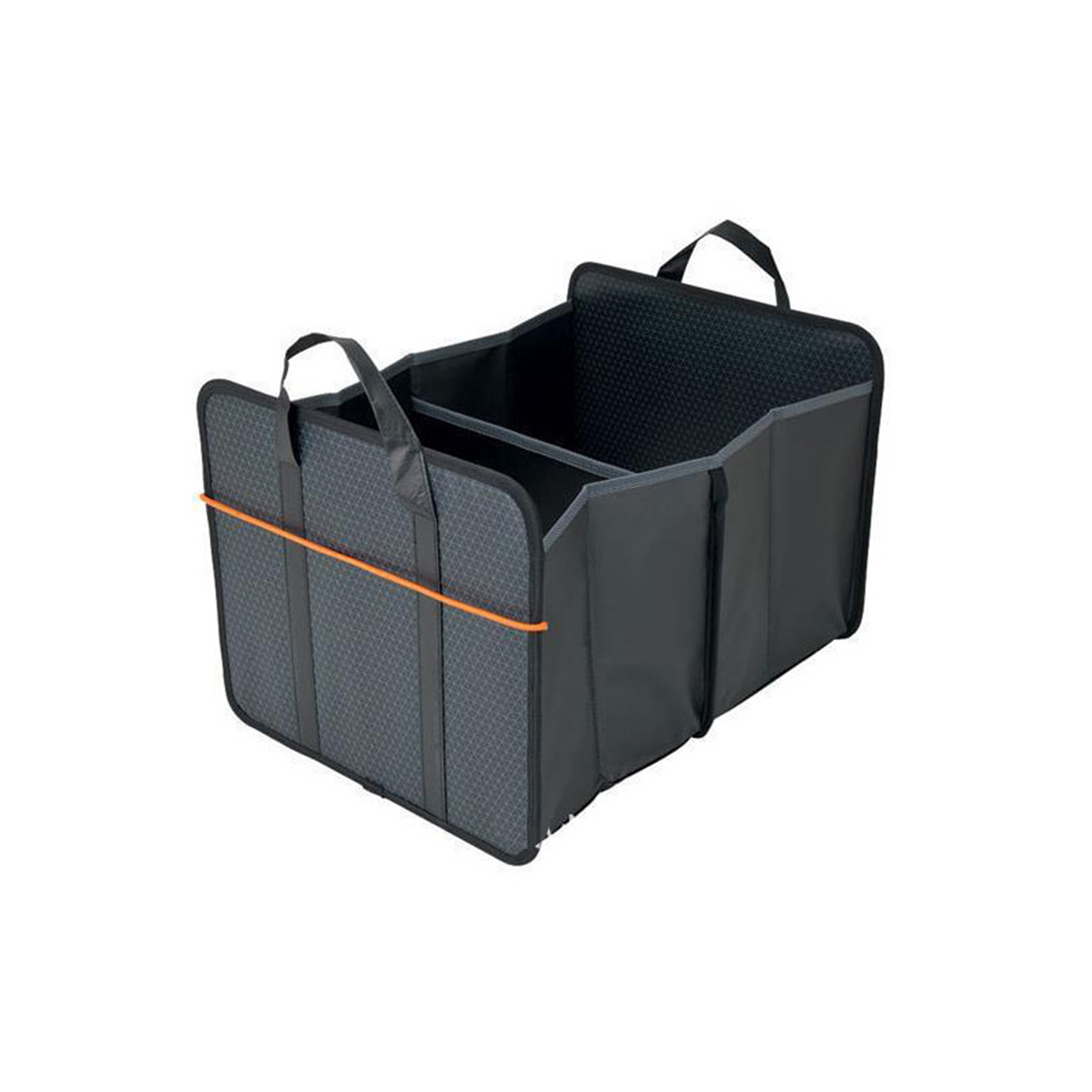 Foldable Oxford Trunk Storage Organizer With Dual Compartment 3