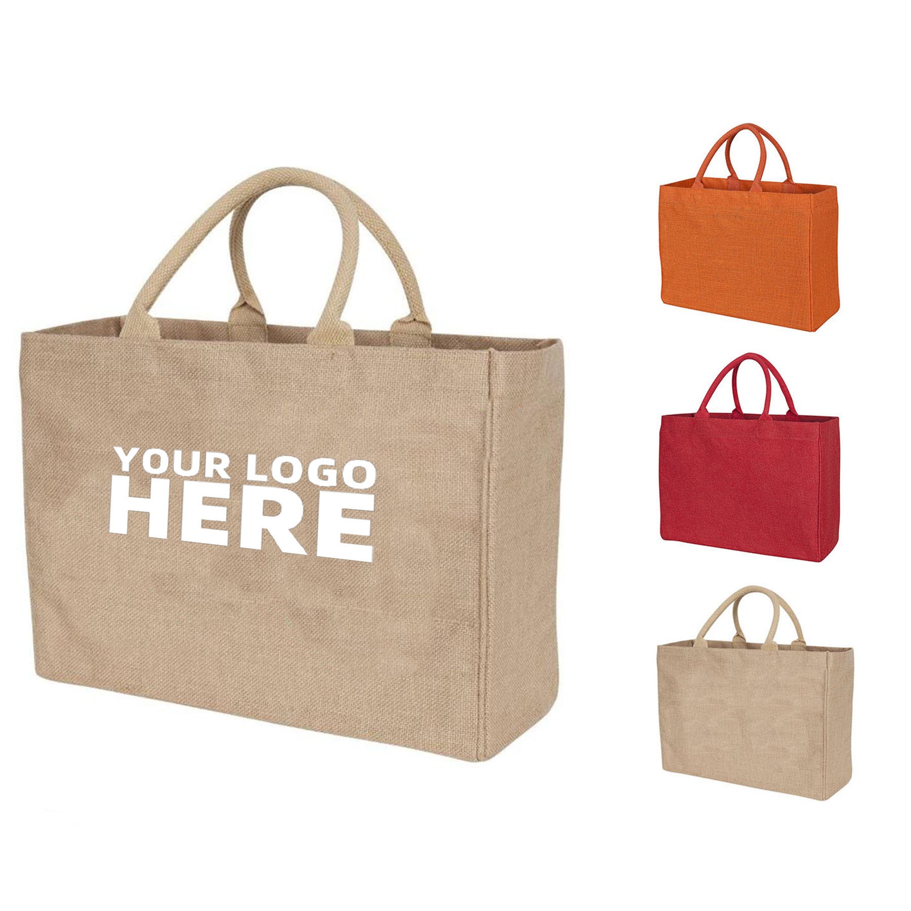 Burlap Tote Bag