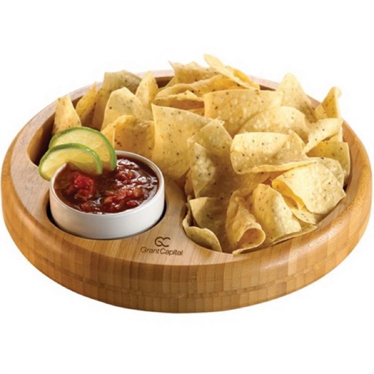 BistroTek Premium Bamboo Snack Bowl Set