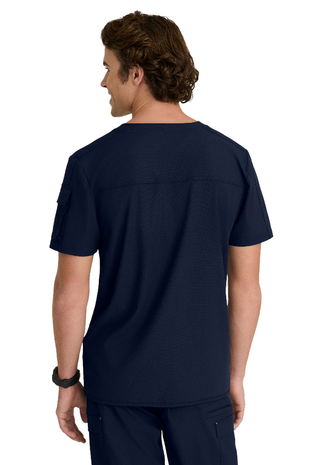 Skechers Ripstop Collection - Men's Three-Pocket Round Neck Station Scrub Top 16