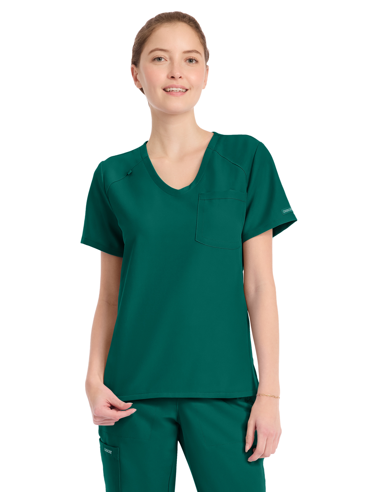 Cherokee - WW Originals Ultra - Women's 1-Pocket Tuck-In V-Neck Top 44