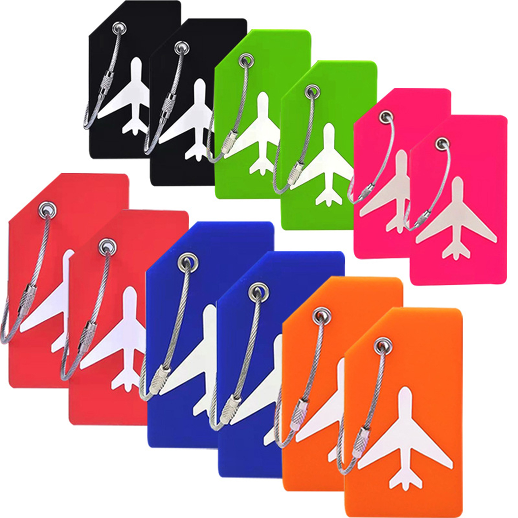 Silicone Airplane Luggage Tag 1