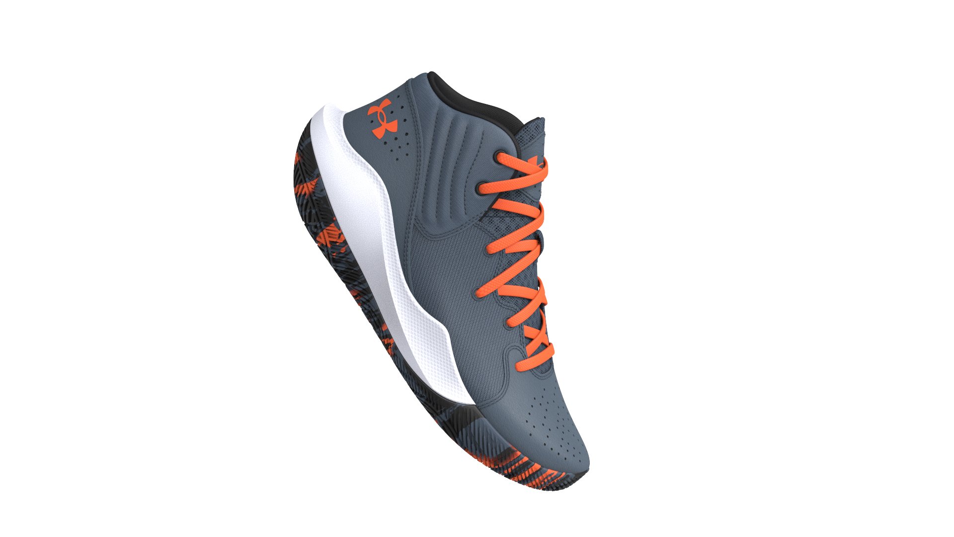 UA Jet '21 Grade School Basketball Shoes 16