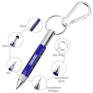 Multi Tool Metal Pen With Flashlight Ballpoint And Magnetic Tip 5