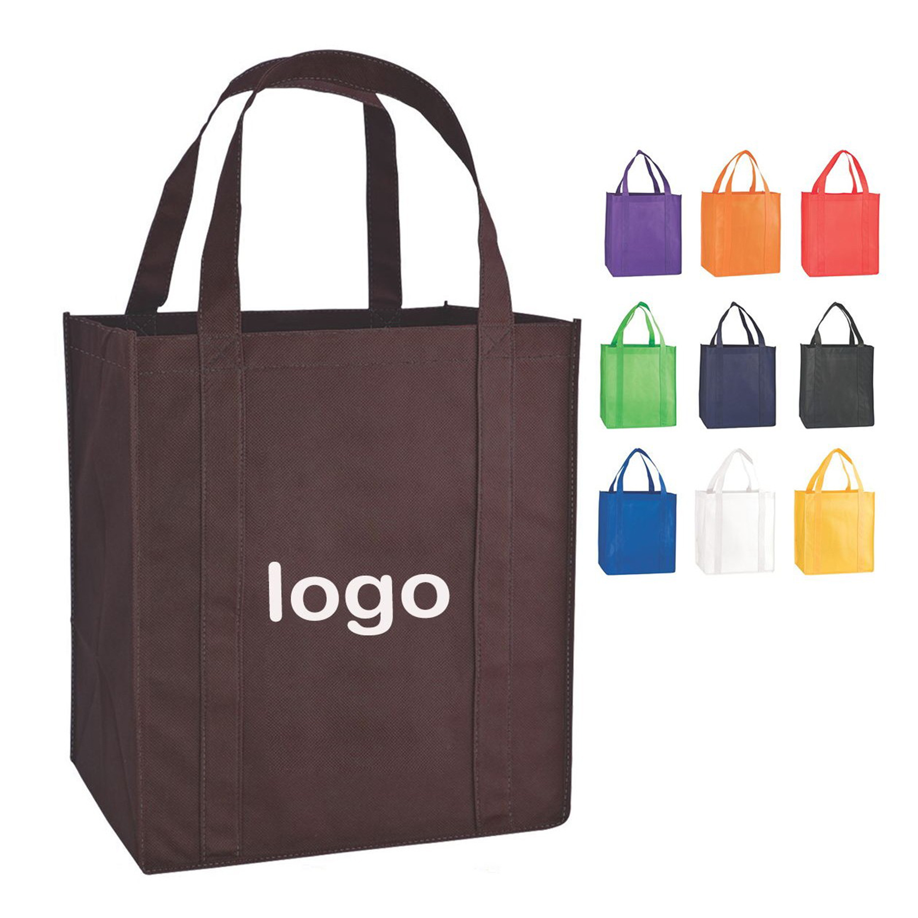 Reusable Grocery Tote Bag with Bottom Insert 2