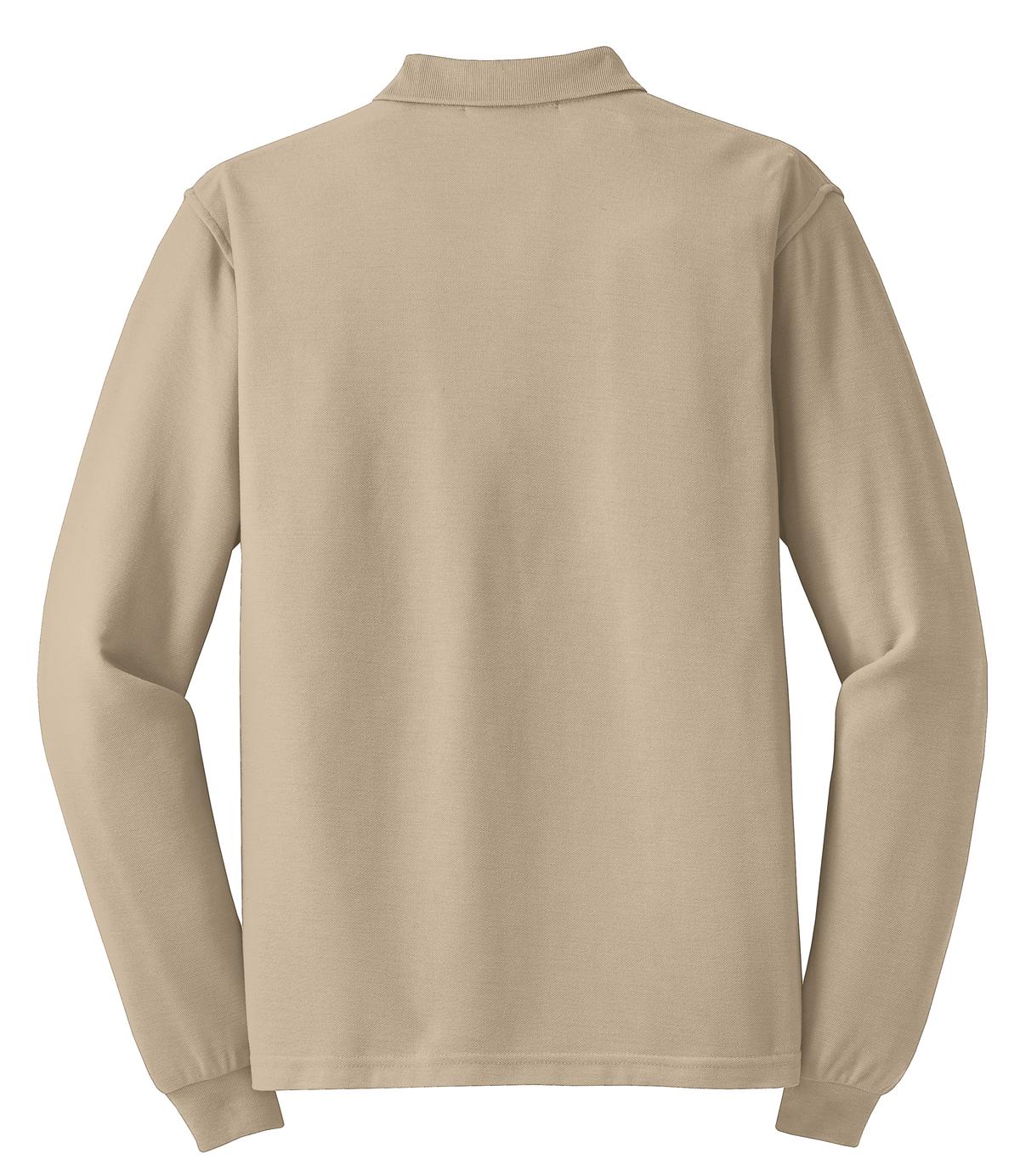Port Authority Silk Touch Long Sleeve Polo. K500LS 36