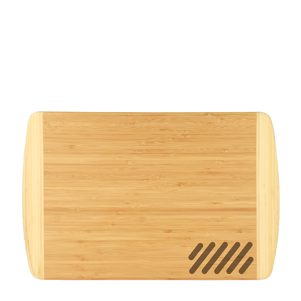 Bamboo Two Tone Medium Cutting Board