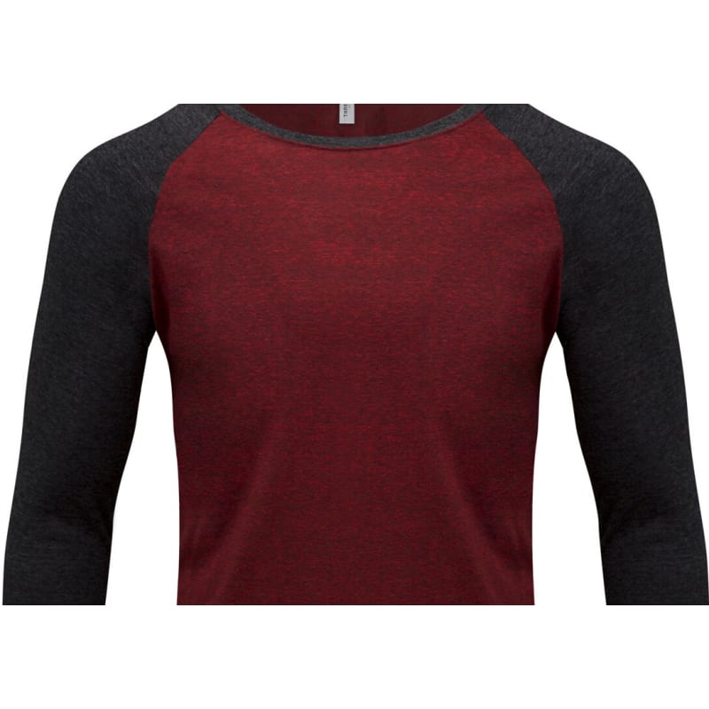 Threadfast Apparel Unisex Triblend 3/4-Sleeve Raglan 7