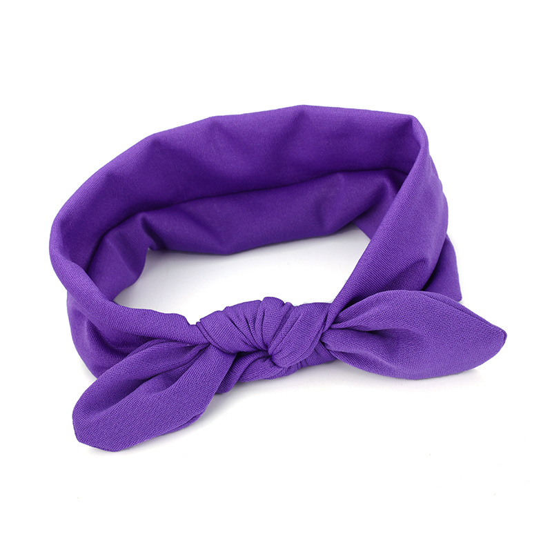 Head-wraps Hair Band Knotted Headband Rabbit Ears 14