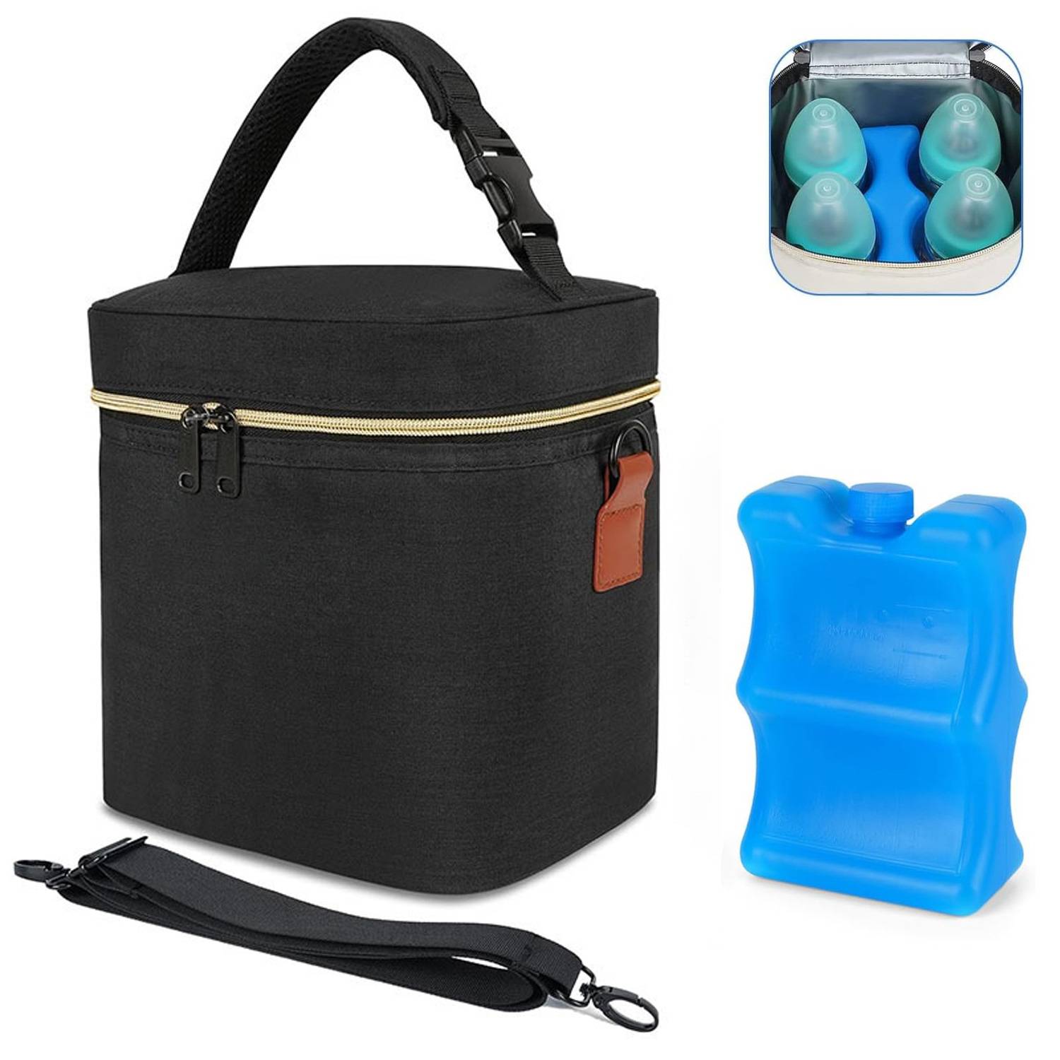15L Oxford Insulated Breastmilk Cooler Bag 3