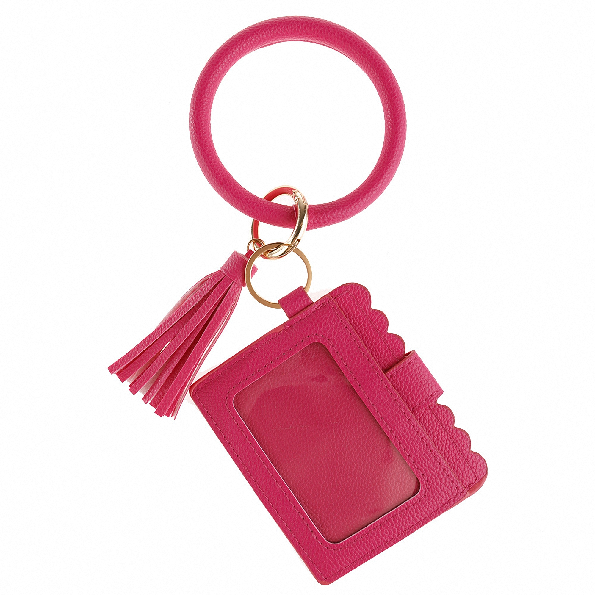 Tassel Keychain Bracelet Wallet Card Holder 2