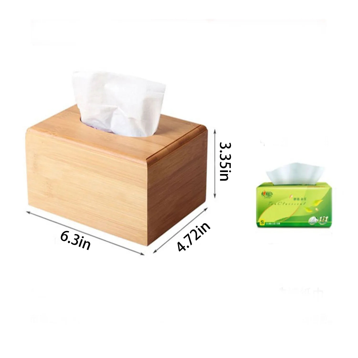 Wooden Tissue Box 3
