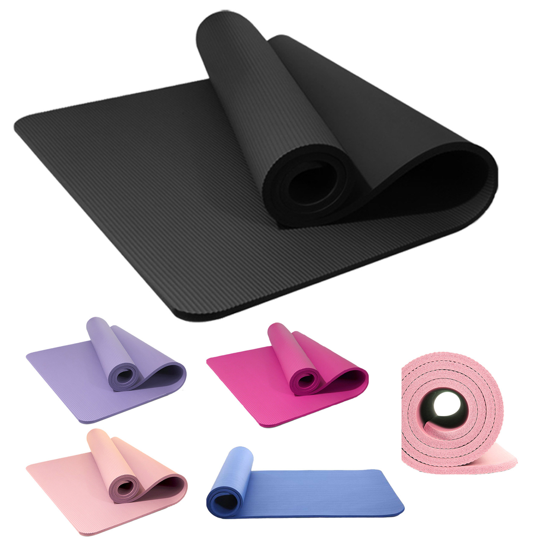 3/8 Inch Thick Premium Yoga Mat 1