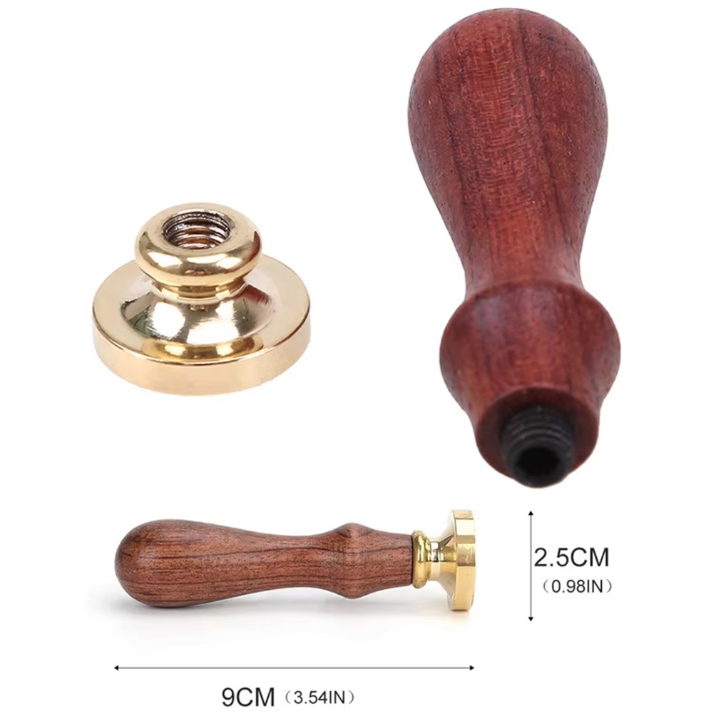 Wood Vintage Wax Sealing Stamper 2