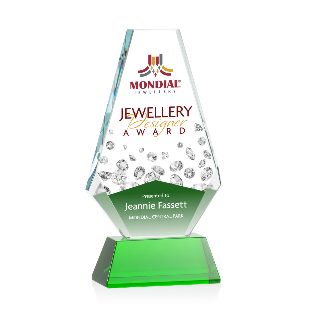 Kingsley VividPrint™ Award on Newhaven Base - Green 7
