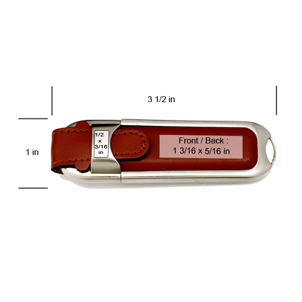 Harding VIP Leather and Metal USB