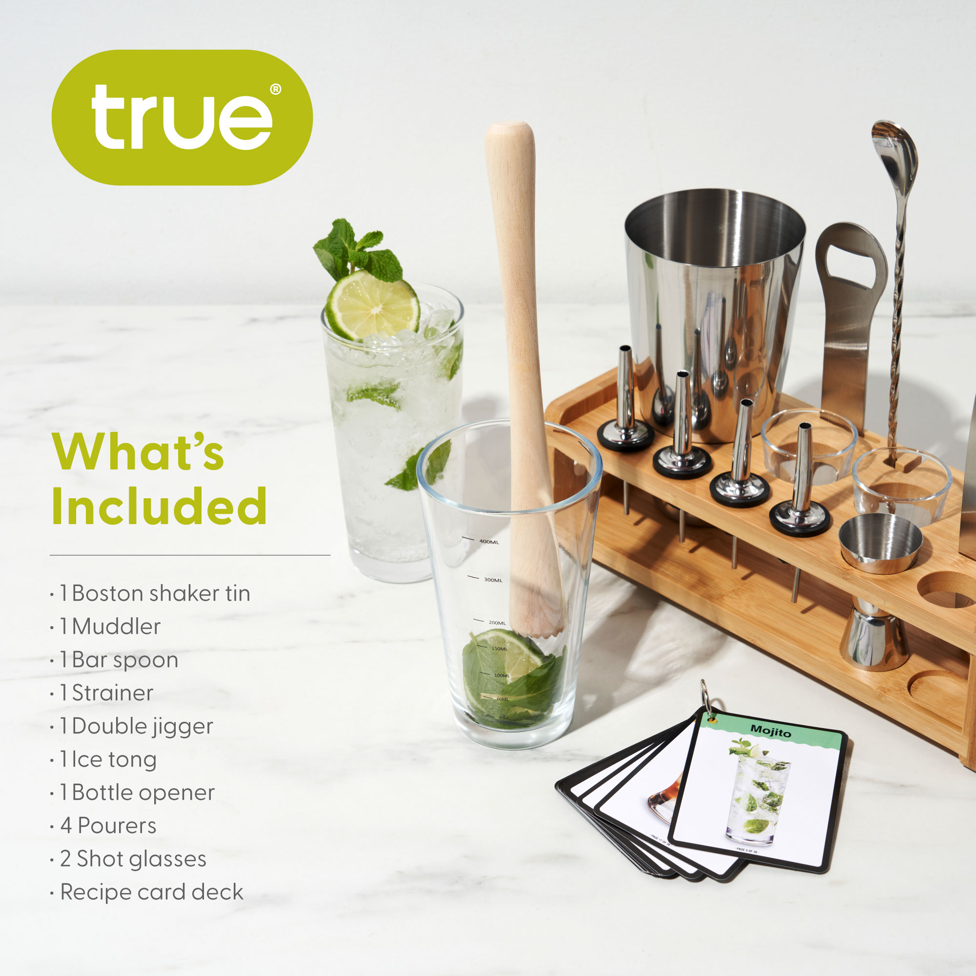 True® 14 Piece Barware Set 5