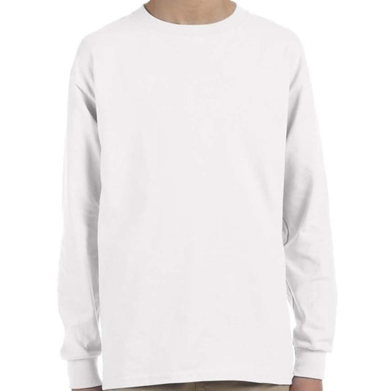 Gildan Ultra Cotton® Youth 6 Oz. Long-Sleeve T-Shirt 11