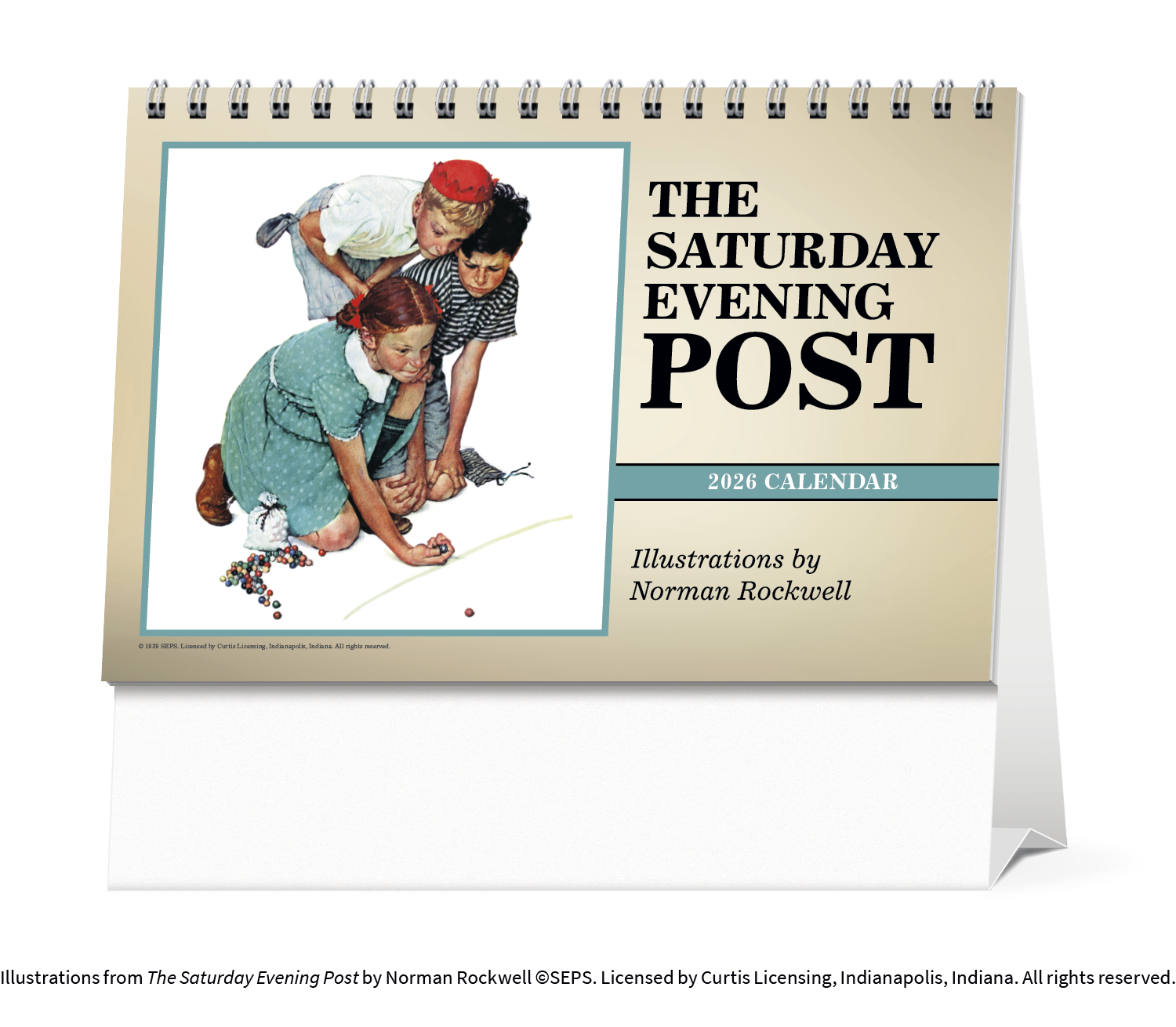 Triumph® Calendars The Saturday Evening Post Large Desk Calendar 8