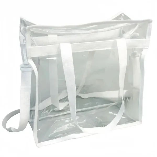 Clear Tote Bag with Transparent Shoulder Straps Purse 8