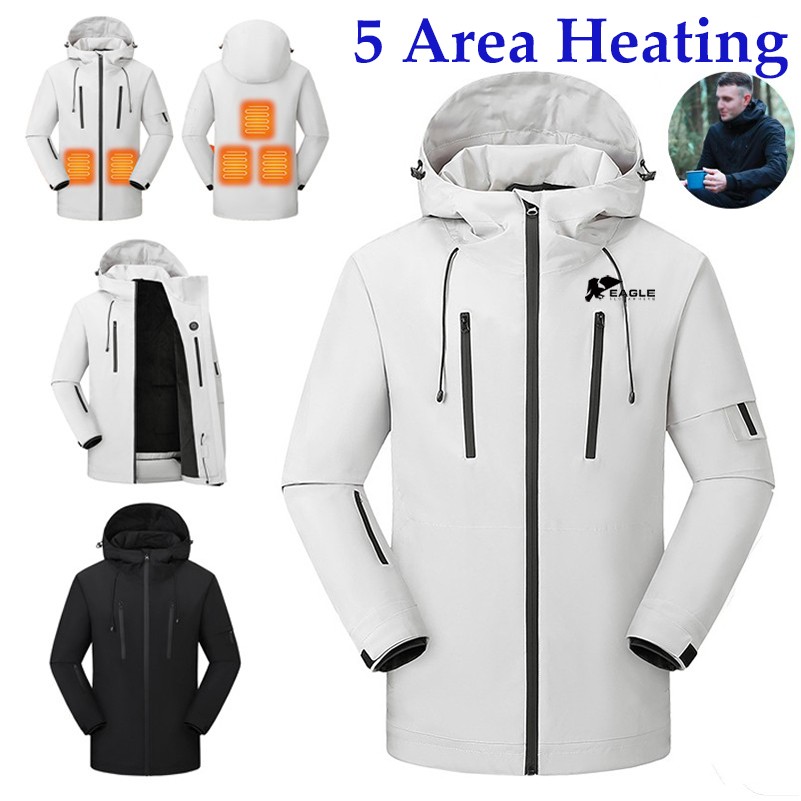 5 Zone Heating Jacket Hoodie Coat 2