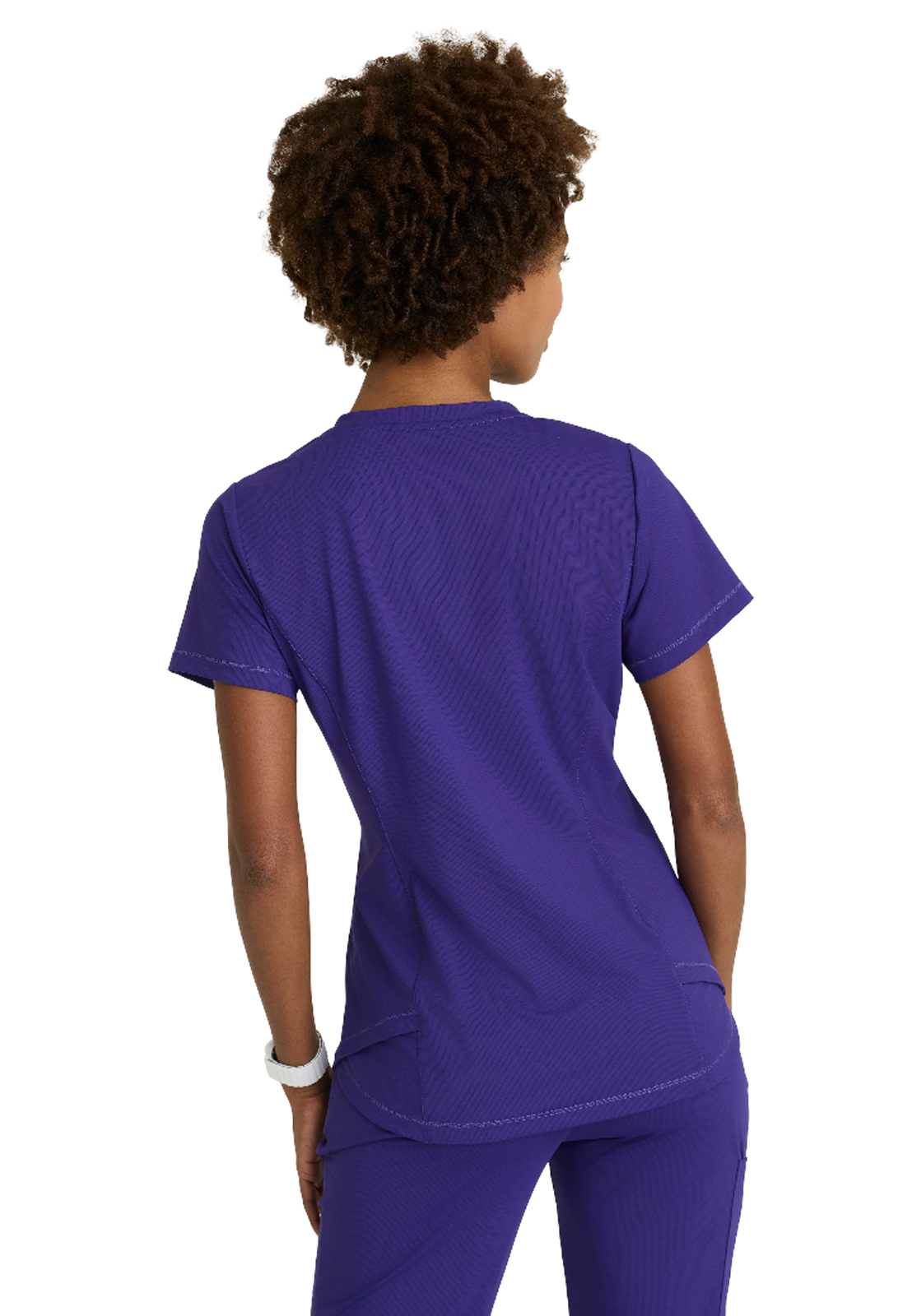 Skechers Slip-Ins - Women's One-Pocket Curved Neck Flow Scrub Top 12