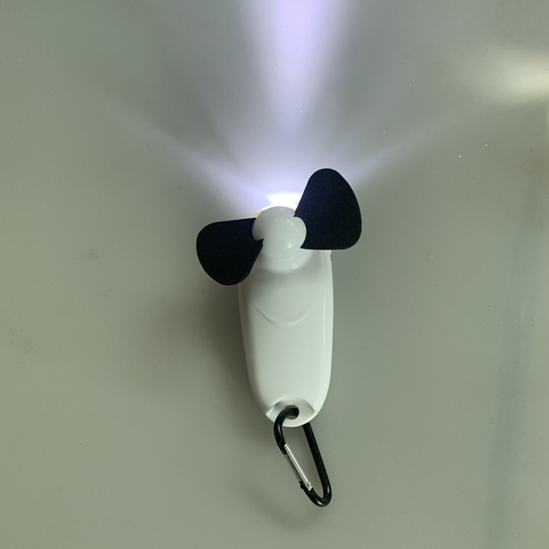 Pocket Carabiner Personal Fan With Light 4