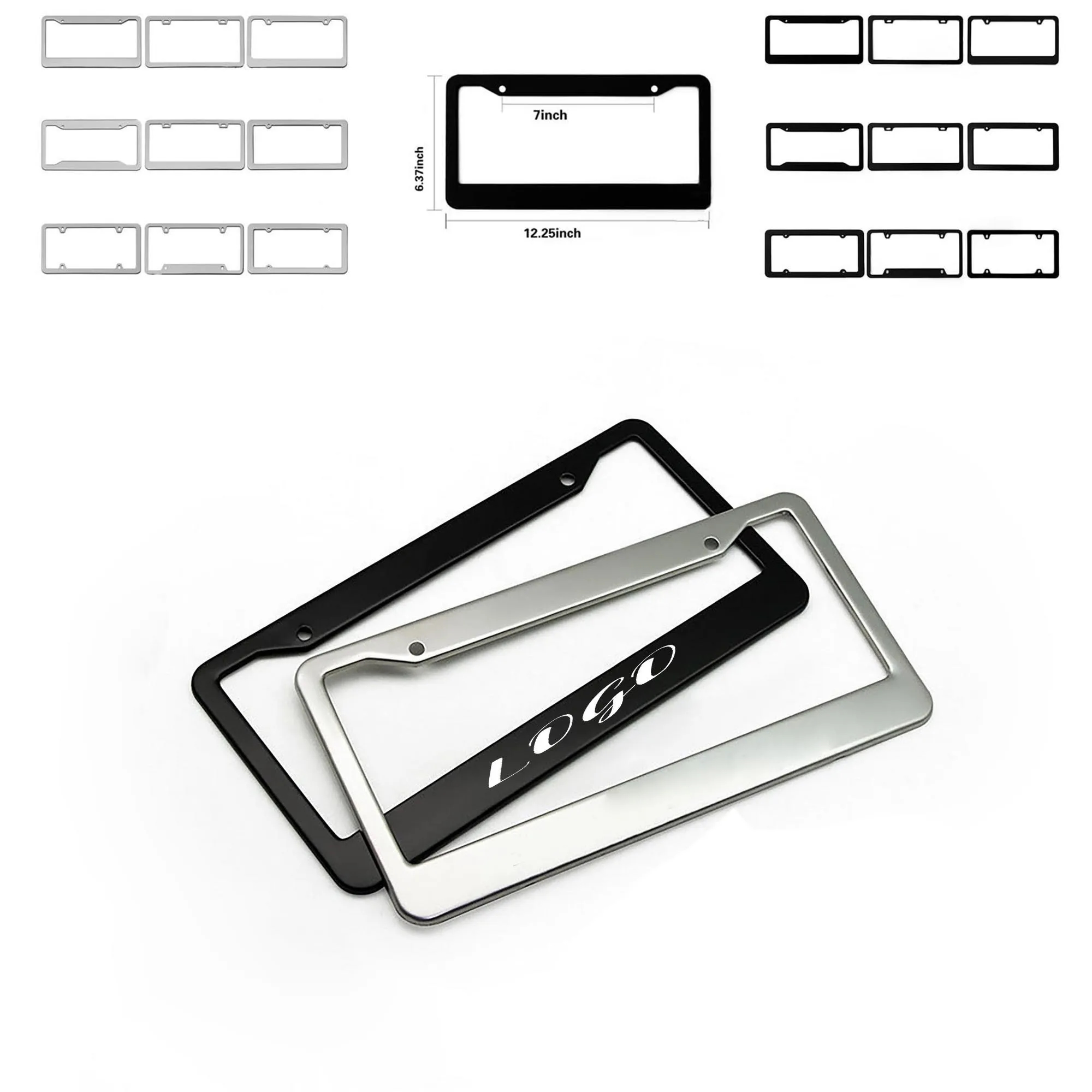 Aluminum Alloy License Plate Frame 1
