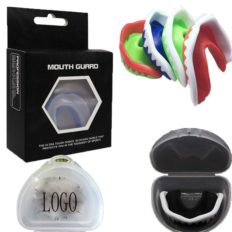 EVA Mouth Guard/Teeth Protective Braces Double Colored for Boxing/Rugby/Kickboxing/Softball 5