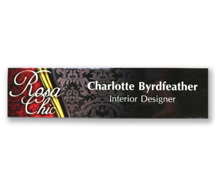 The Apollo full color nameplate 2"x8" 3