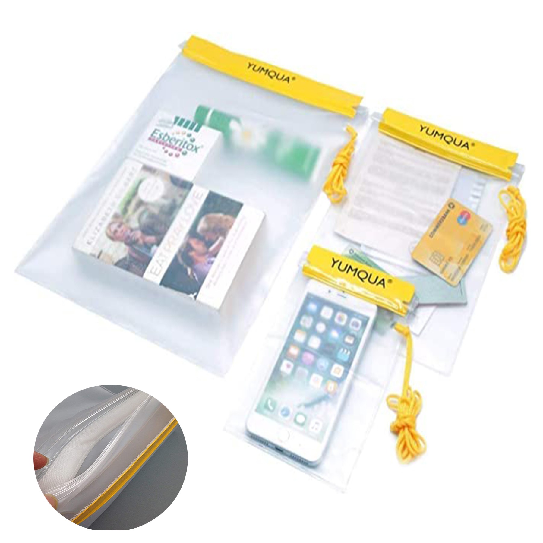 Three Piece Set Transparent Waterproof Bag 2