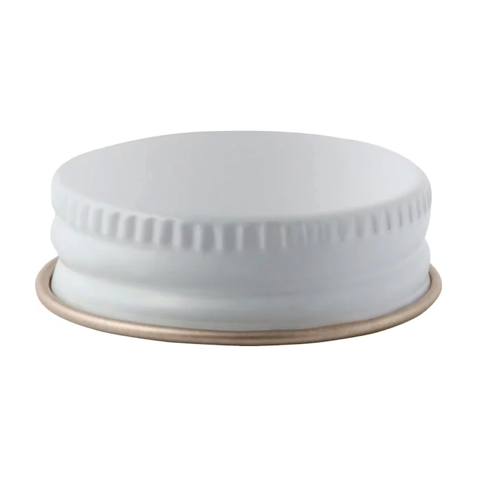 White Lids for 32 oz Boston Rounds