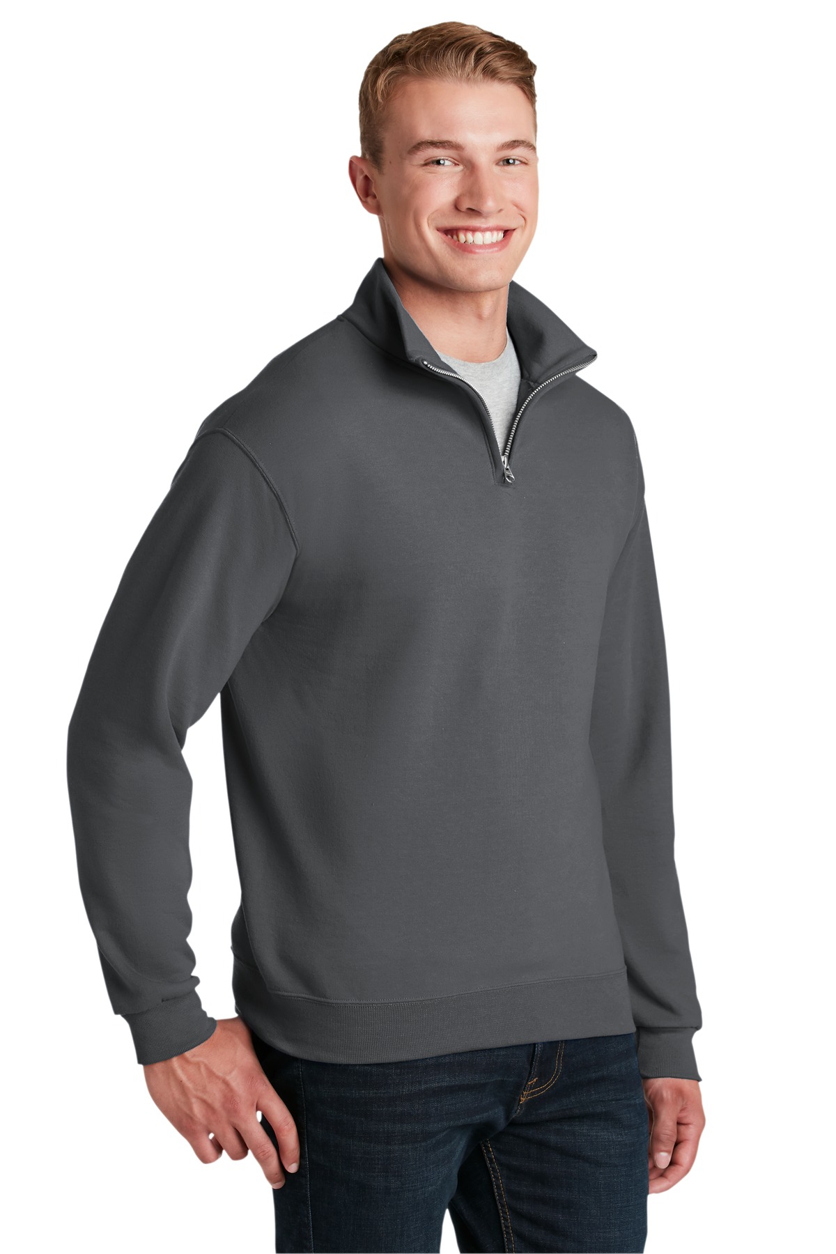 Jerzees® NuBlend 1/4-Zip Cadet Collar Sweatshirt 9