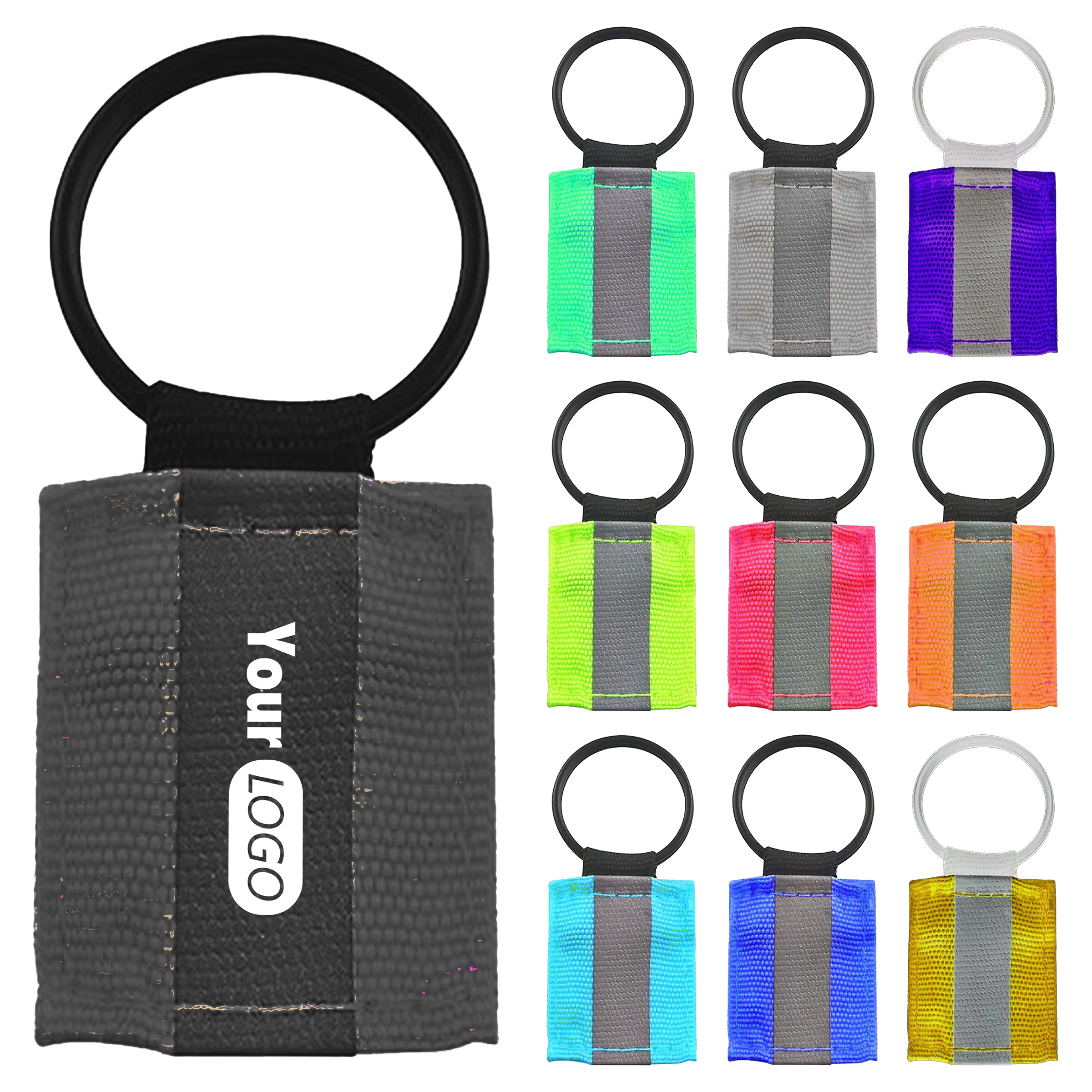 Nylon Reflective Keychain For Safety And Style On The Go 1