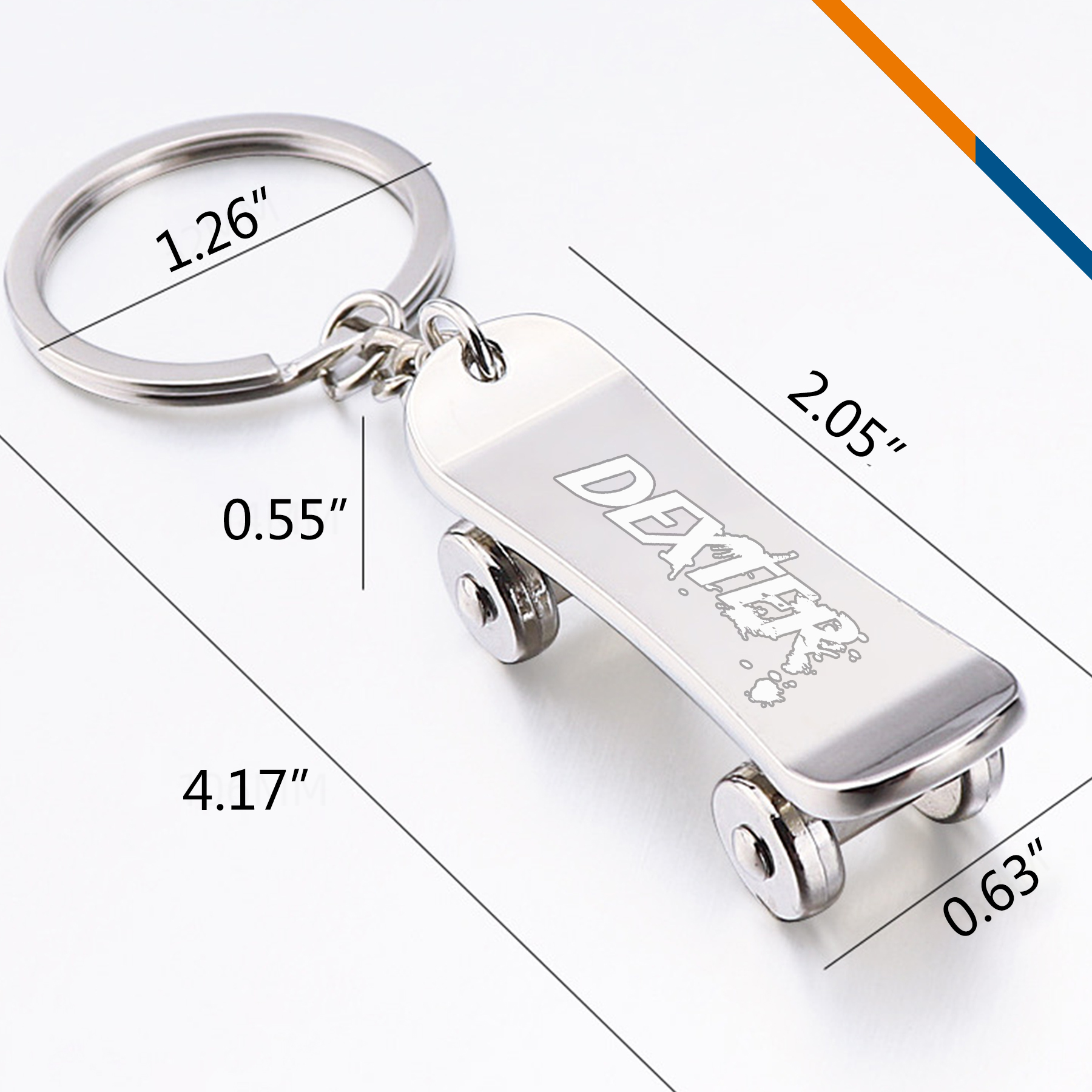 Mini Skateboard Keychain 6